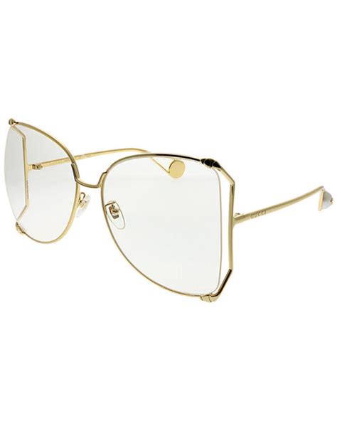 Gucci women's butterfly 63mm sunglasses